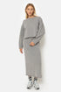 Âme antwerp gauge sweat jersey skirt vintage grey vg12